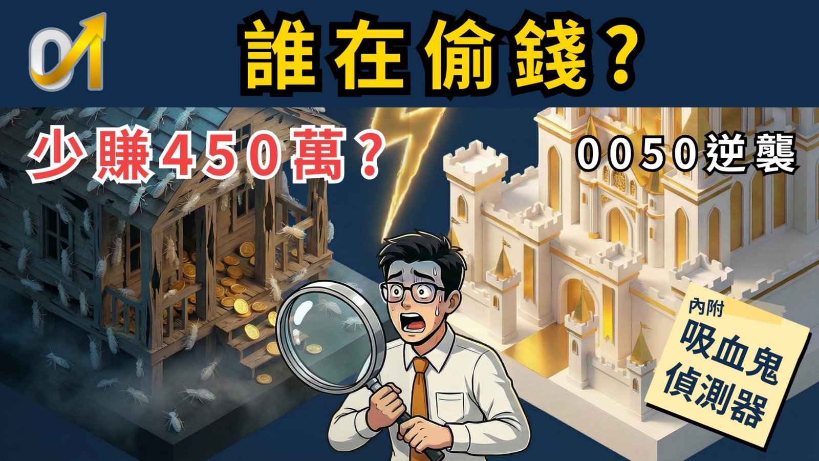 你的獲利被搬空了？揭開 ETF 沒告訴你的「隱形帳單」！30 年少賺 450 萬